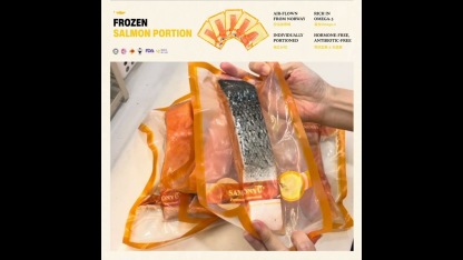 FROZEN ATLANTIC SALMON 大西洋三文鱼 (900g-1kg) 5PCS / SET