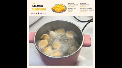 【SAMONYU】SALMON DUMPLING 三文鱼水饺 (10pcs / Pack)