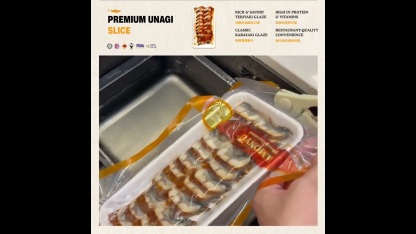 SAMONYU Premium Unagi Slice (20 Slices / Tray) — HALAL Certified