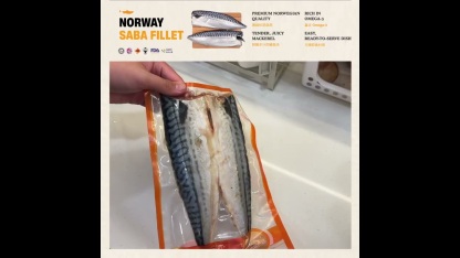 [SAMONYU] NORWAY SABA FILLET 2PCS/PKT 