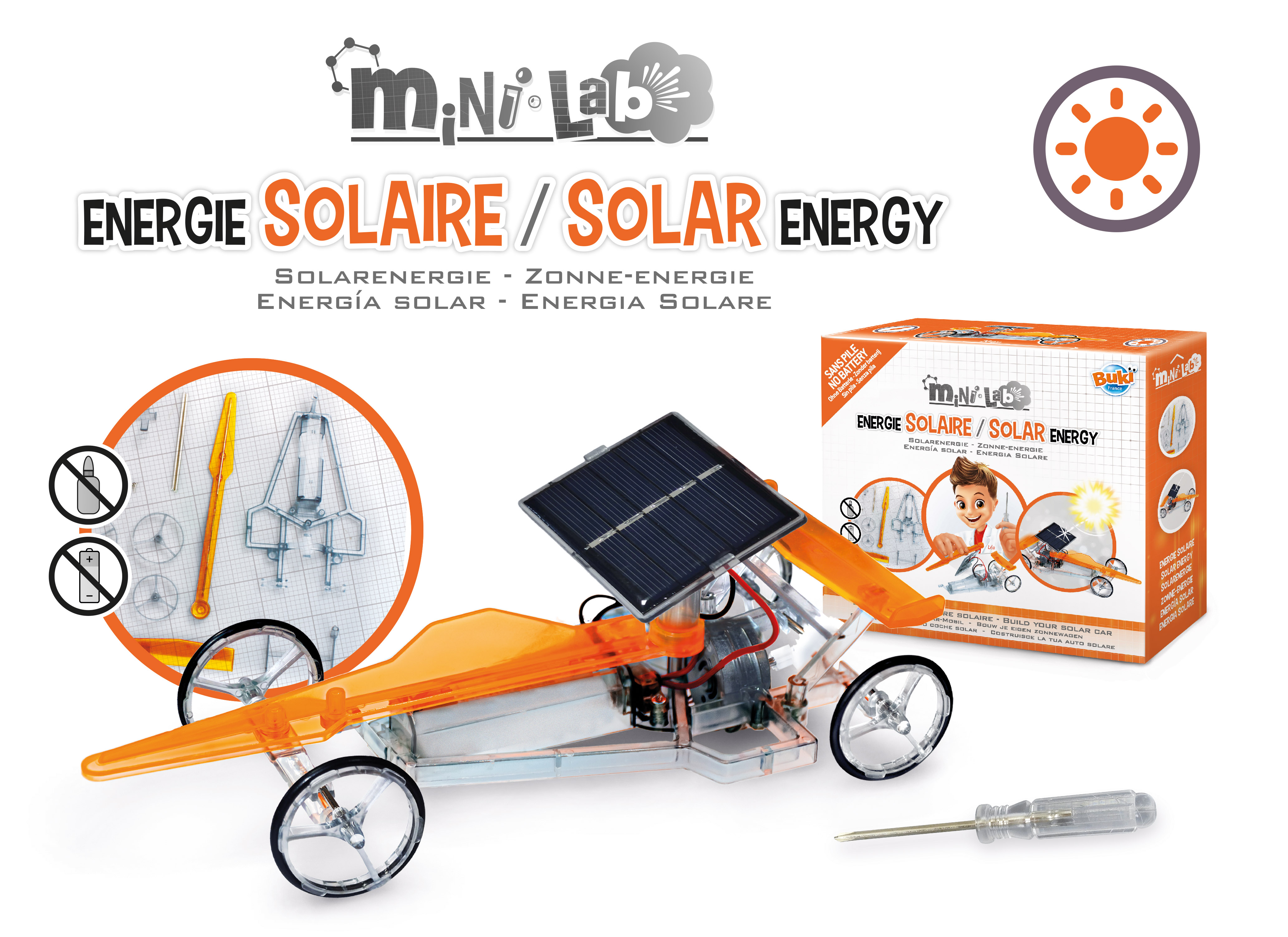 Buki France Mini Lab Solar Car (STEM Toys)