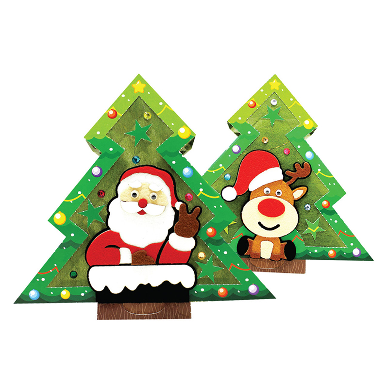 Christmas Tree Character Lamp Kit (Kids DIY Art & Craft)