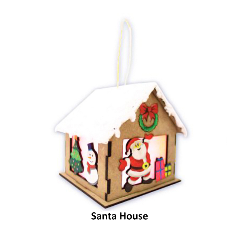 Christmas House Lantern Kit (Kids DIY Art & Craft)