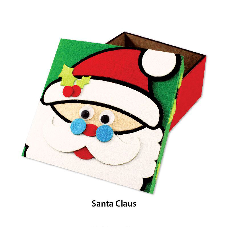 Felt Christmas Gift Box DIY Kit (Kids DIY Art & Craft)