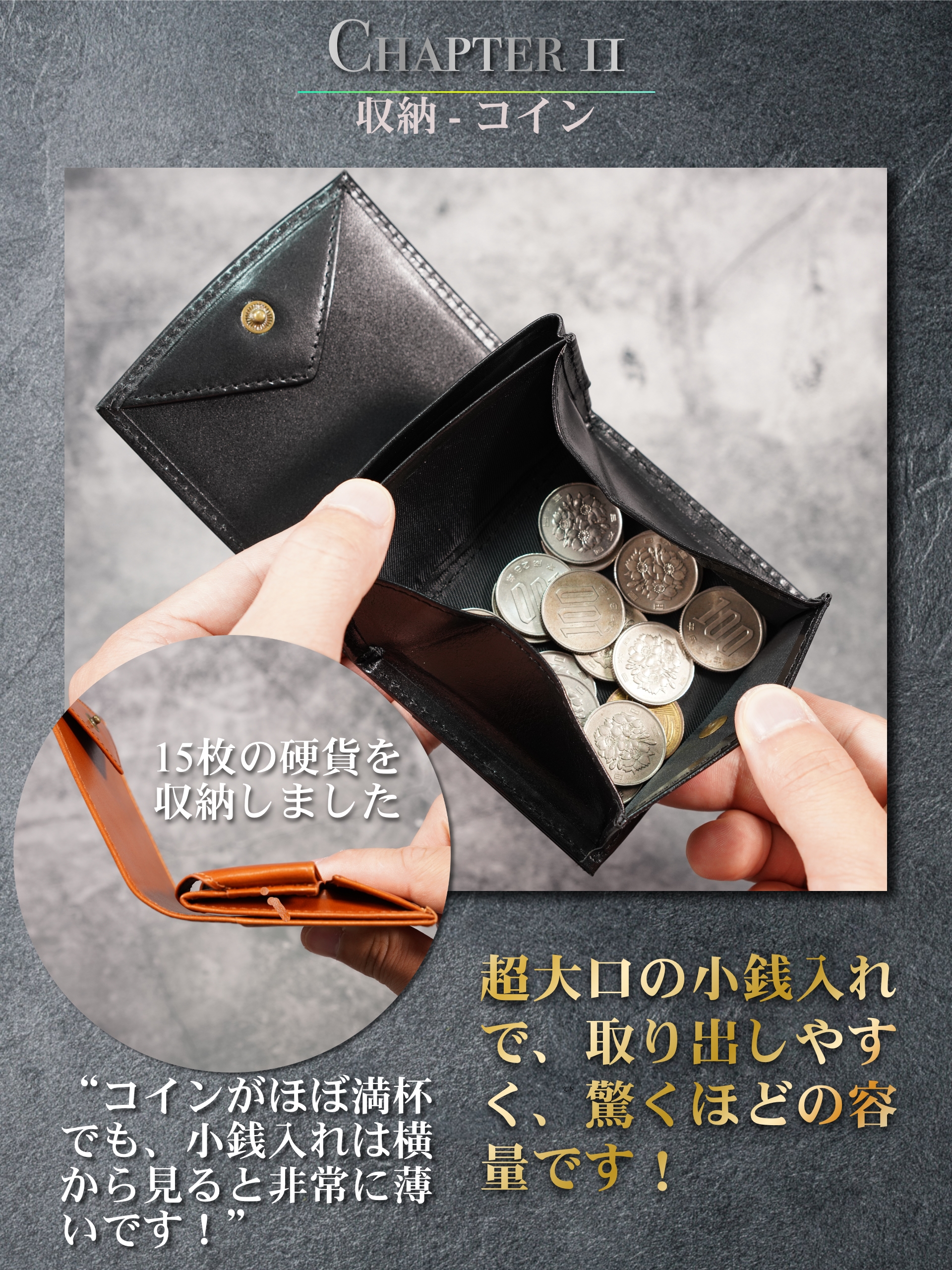 財布  2つ折り 小銭入れ ミニ財布 小さい 薄い コンパクト