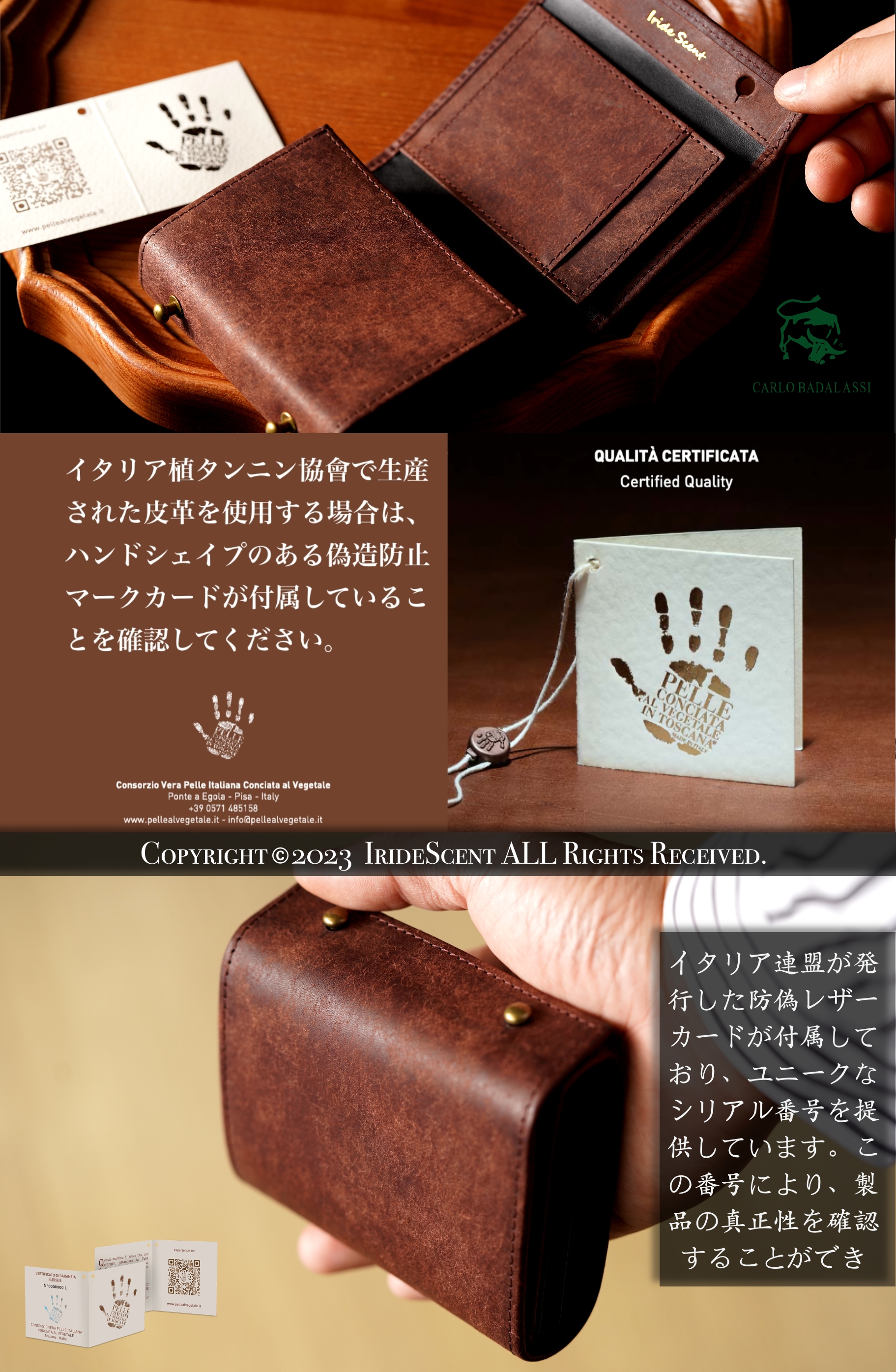 （これは模倣品）m+ 財布 エムピウの二つ折り財布 millefoglie P25 ミッレフォッリエ2 箱型の小銭入れ pueblo