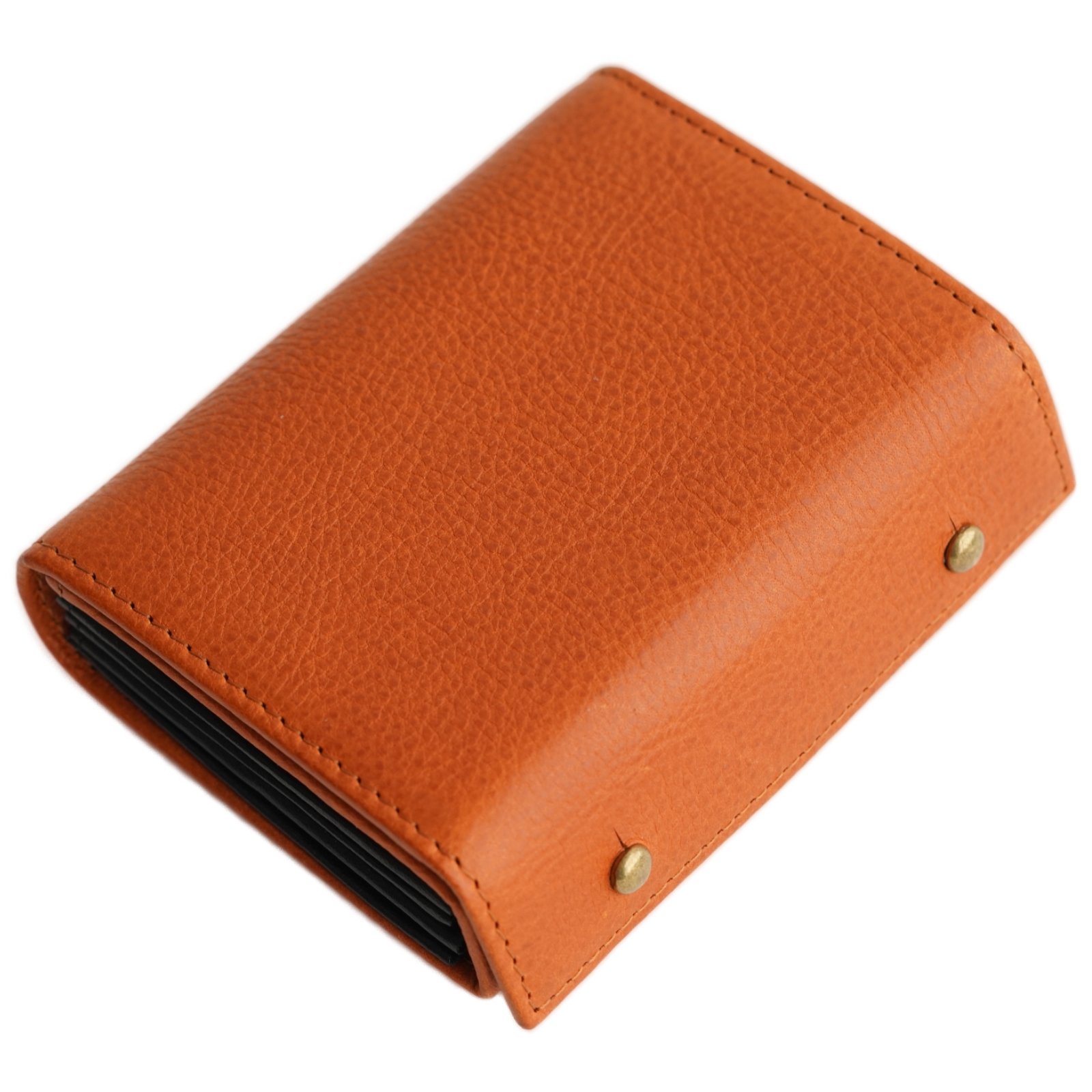 （これは模倣品）イタリア製MBoxレザー m➕ 財布 エムピウの二つ折り財布 millefoglie P25 ミッレフォッリエ2 箱型の小銭入れ 