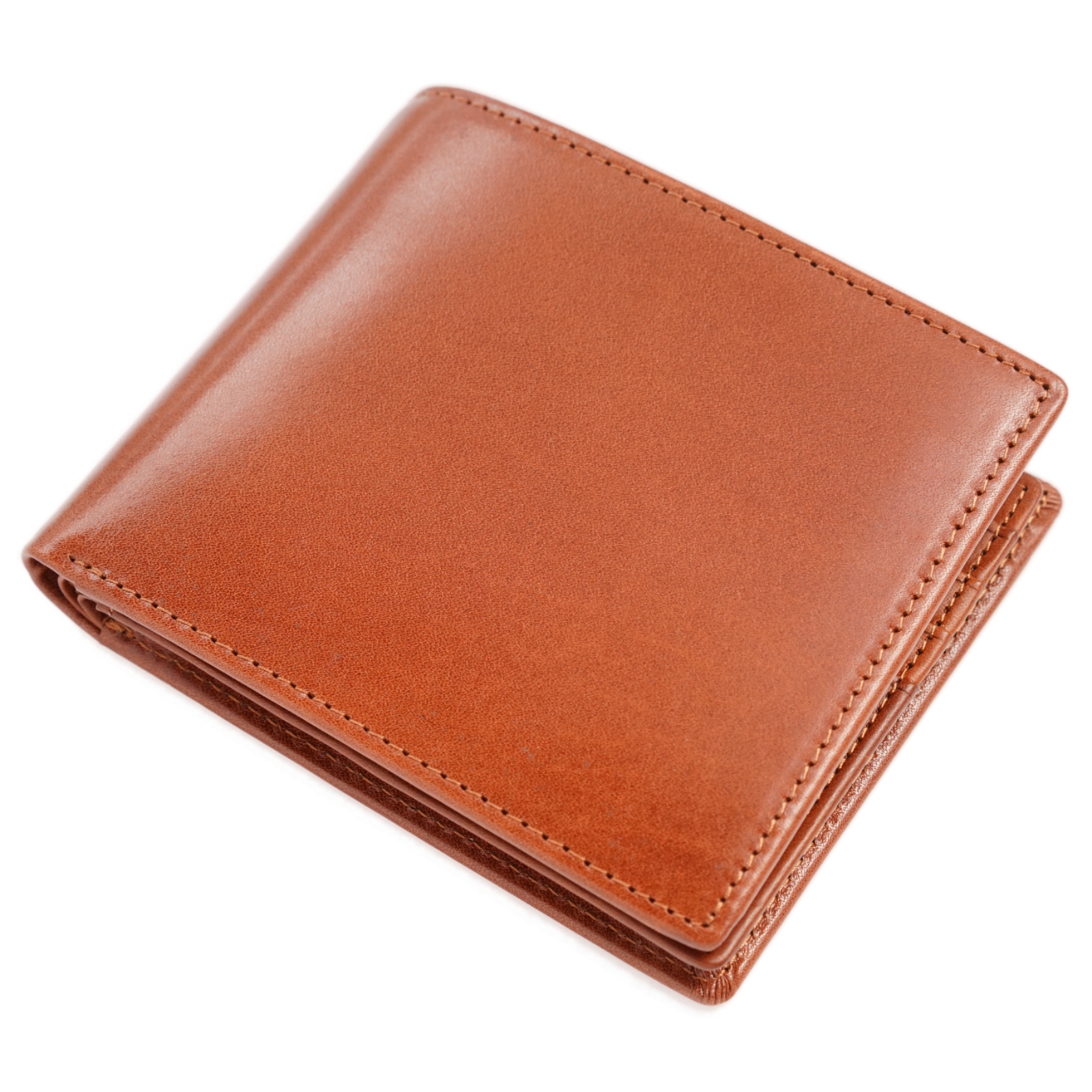 二つ折り財布 栃木レザー イタリアン BUTTERO ボックス型 