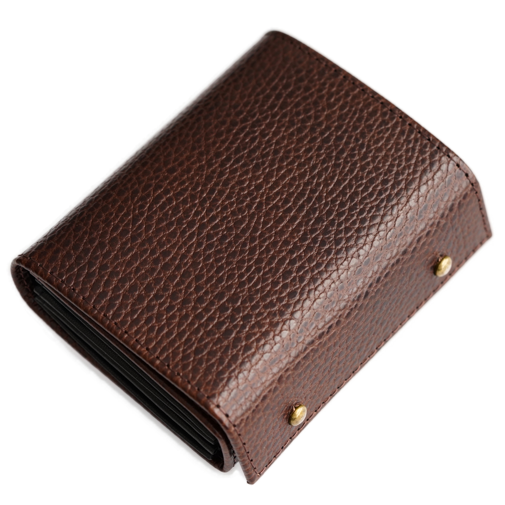 （これは模倣品）イタリア製MBoxレザー m➕ 財布 エムピウの二つ折り財布 millefoglie P25 ミッレフォッリエ2 箱型の小銭入れ 