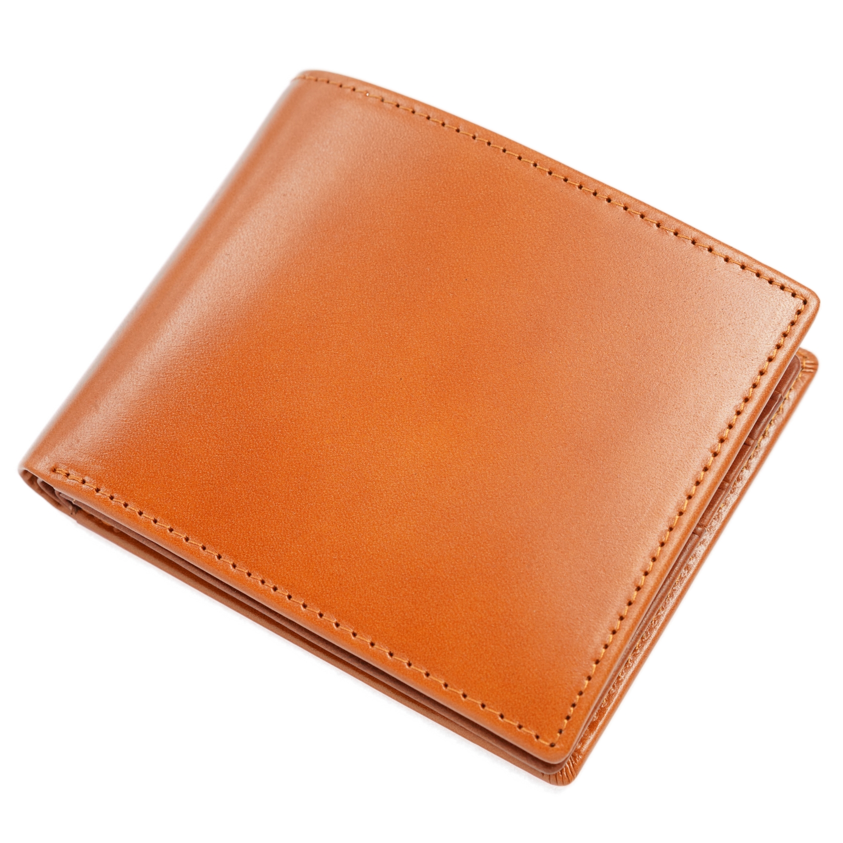 二つ折り財布 栃木レザー イタリアン BUTTERO ボックス型 