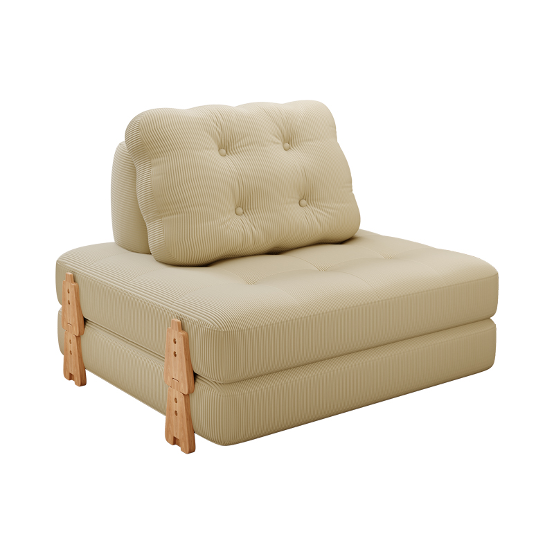 [Pre-order]  Lazy person sofa tofu block living room single sofa bed dual-purpose tatami sofa can sleep and lie folding-Smart-Living