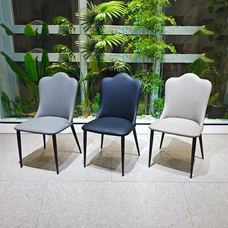 PRE ORDER / BTO PACKAGE - A - DINING CHAIR - Minimalist dining chair Italian restaurant home small apartment Internet celebrity style 