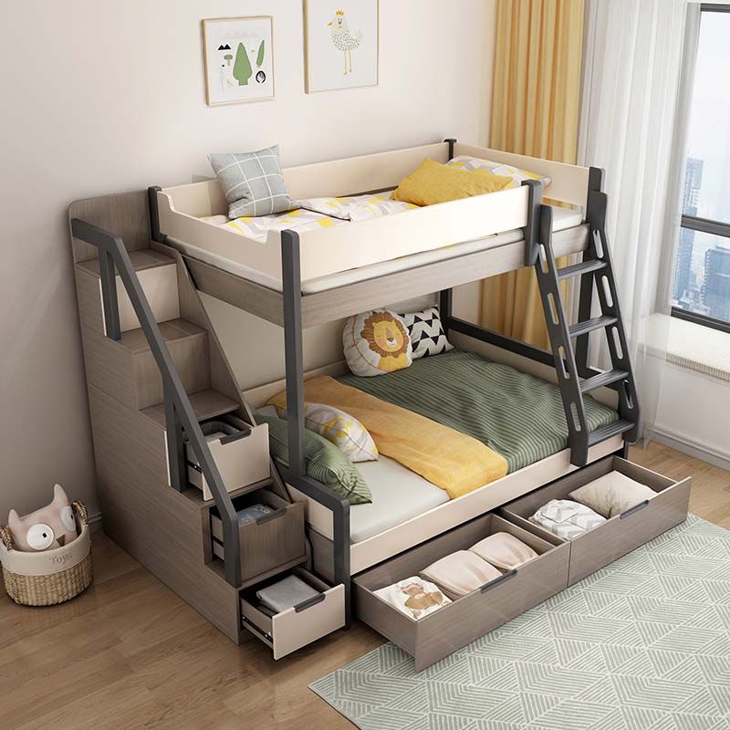 [Pre Order] Up And Down Bunk Beds Modern Minimalist Small Family Children's High And Low Bed