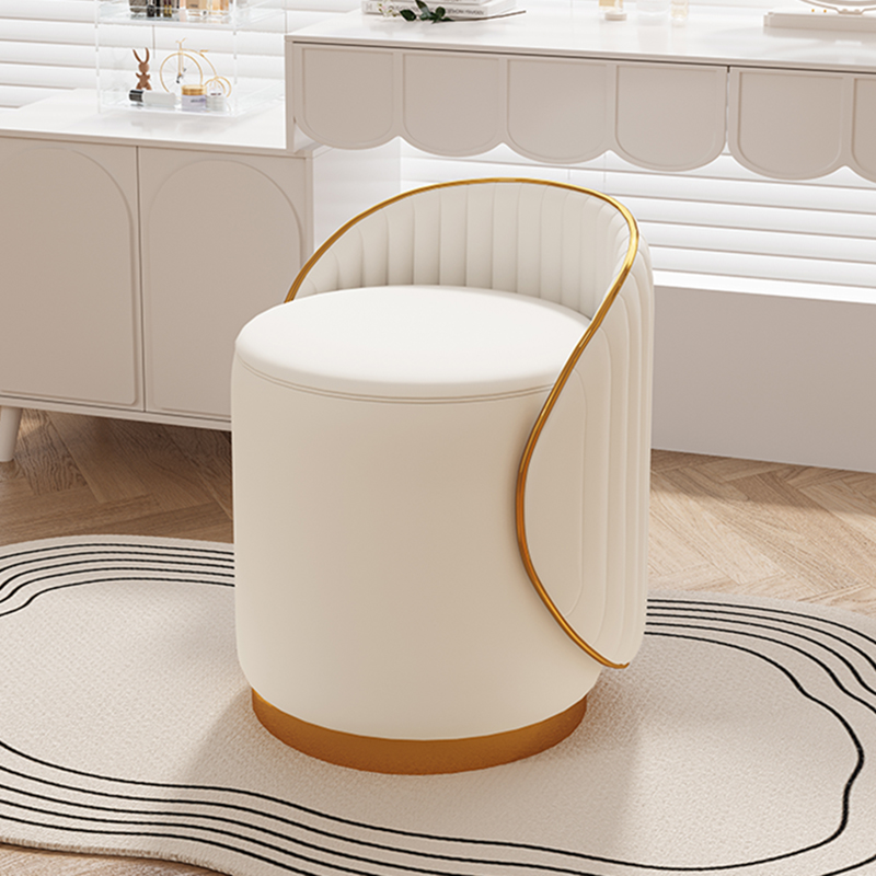( PRE - ORDER ) MEERKAT SHOWROOM Light Luxury Round Makeup Stool – Ele