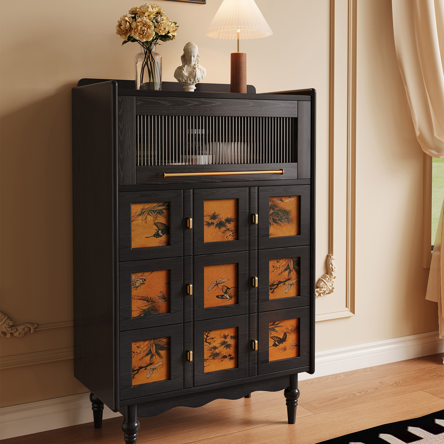 [PRE-ORDER] MOKA House French medieval style solid wood chest of drawers