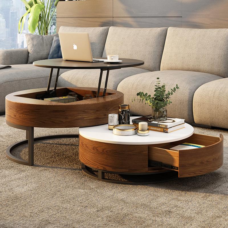 [PRE-ORDER] Multi-functional creative Nordic style coffee table and TV cabinet combination.