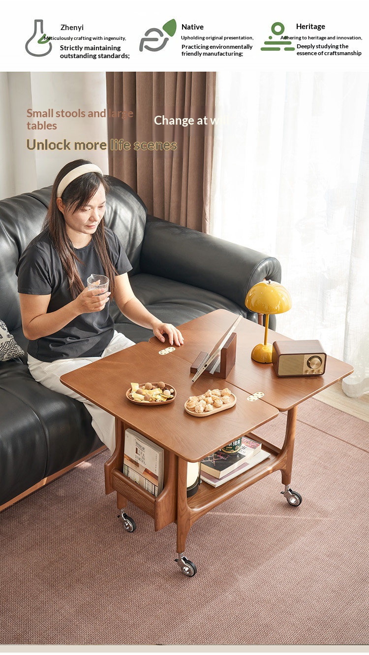 [PRE-ORDER] Customizable Lemax Chinese Traditional Style Movable Tea Cart.