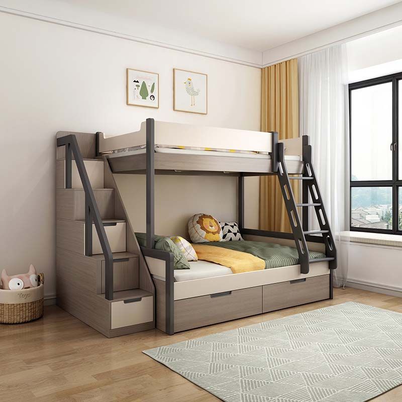 [Pre Order] Up And Down Bunk Beds Modern Minimalist Small Family Children's High And Low Bed
