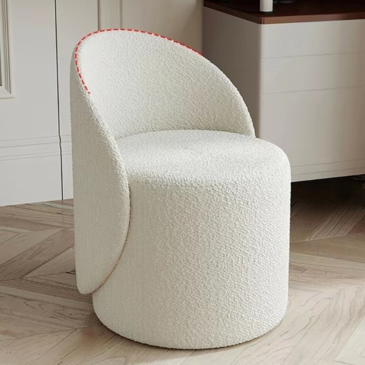 [Pre-order] Internet celebrity girl bedroom dressing table special chair back modern light luxury simple makeup chair home table and chair-Smart-Living