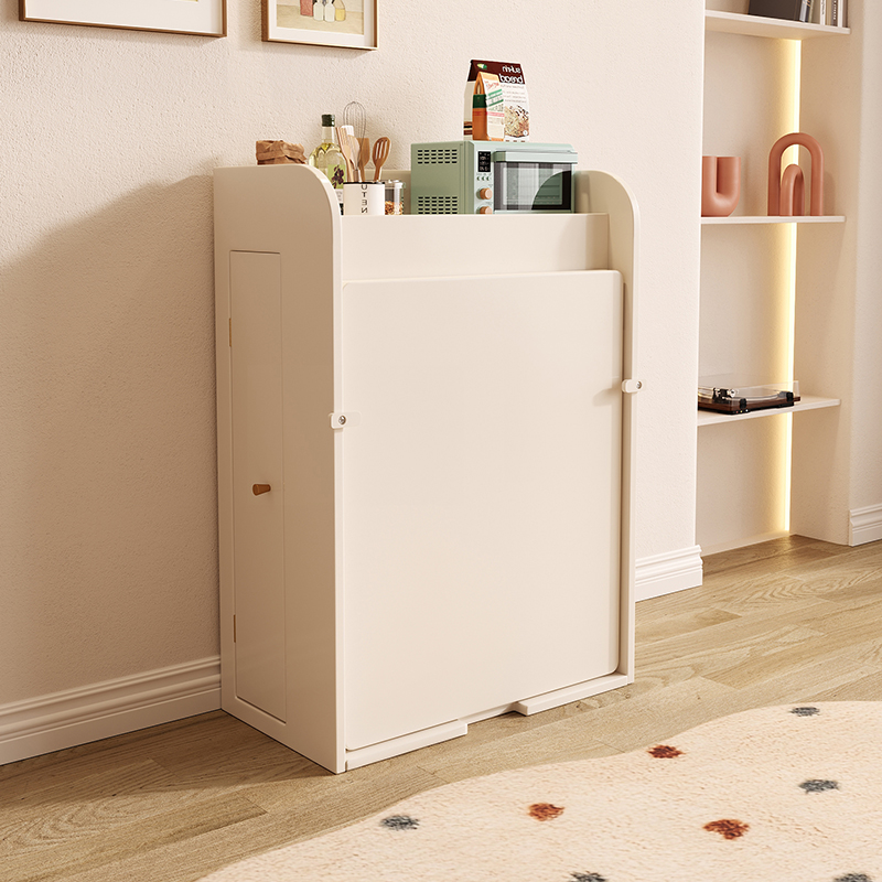 PRE-ORDER French white cream style folding dining table for small household use retractable dining table and chair combination