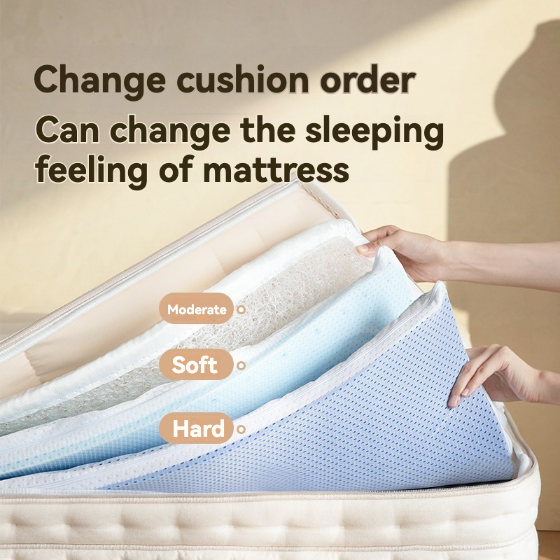 [Pre-order] bell land Sleep Sensation Cube Mattress Adjustable and Detachable Household Mattress Soft Cushion Fully Removable Spring Mattress with Washable Cover-Smart-Living