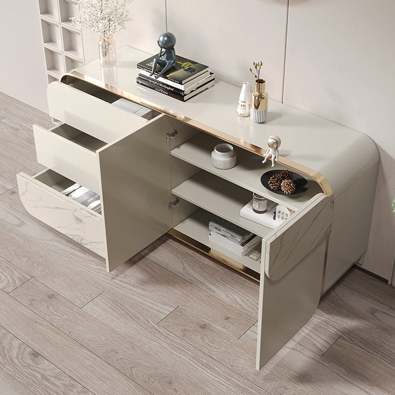 PRE-ORDER Italian light luxury entrance hall cabinet & restaurant side cabinet 