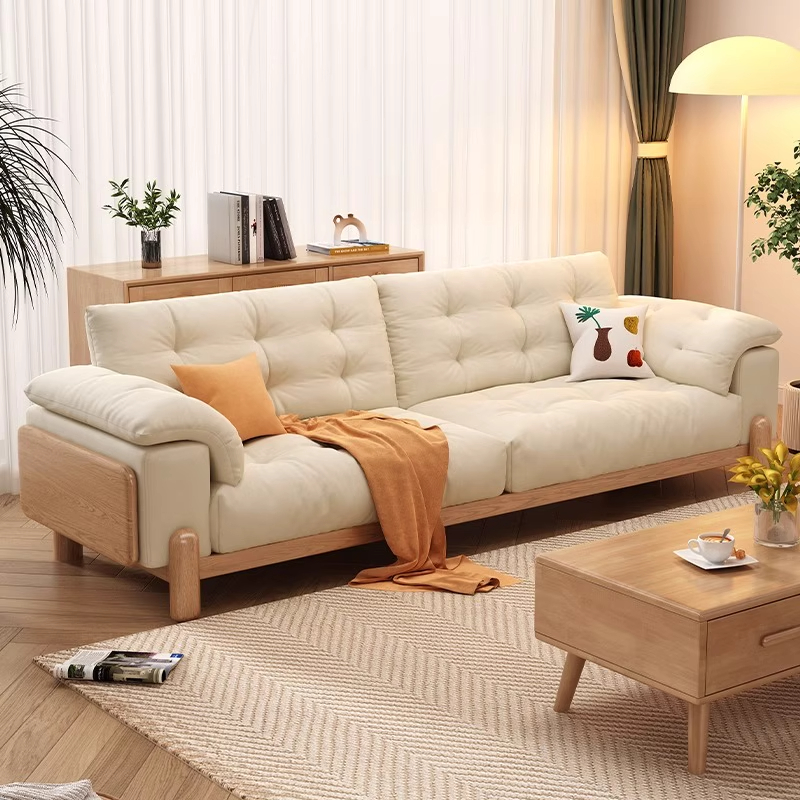 [PRE-ORDER] Nordic solid wood sofa 