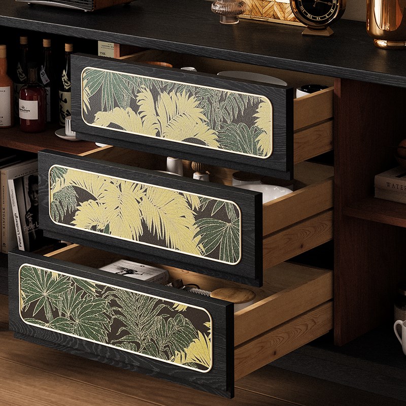 [PRE-ORDER] French retro solid wood sideboard/storage cabinet