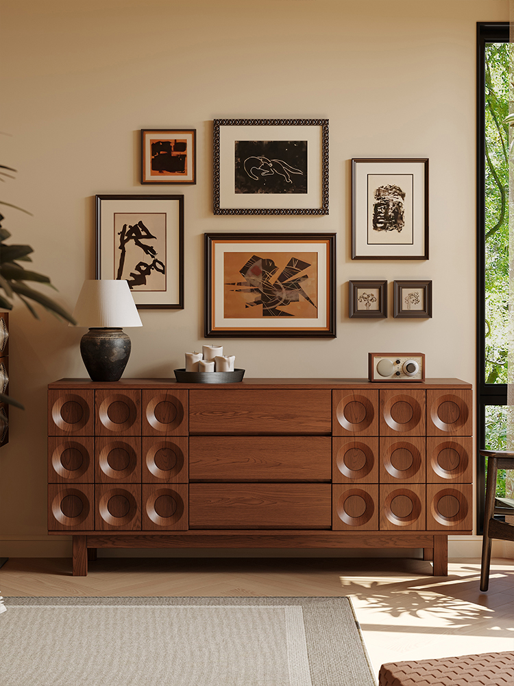 [PRE-ORDER] Brown Vintage European Luxury Sideboard Cabinet Home Furniture