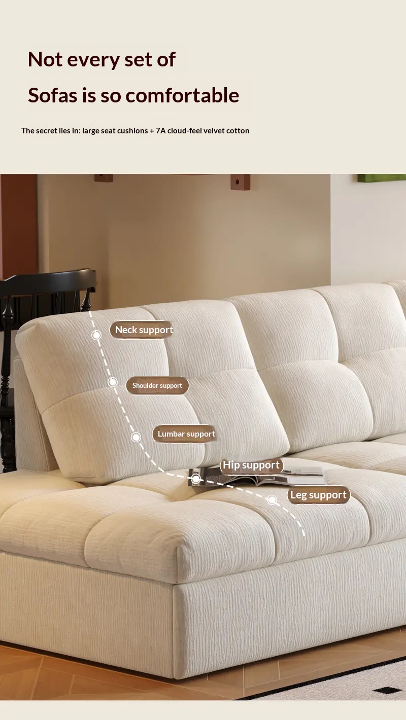 【Pre Order Customizable】Wood Palace Pixel Sofa Bed Wind Storage. Small Household Integrated Dual Use Sofa 2025 New Model