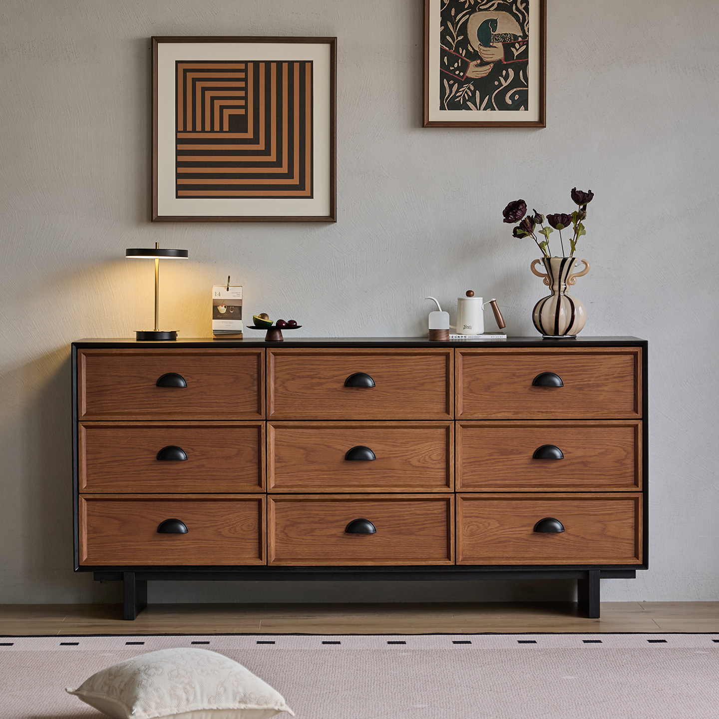 BSYR- WSC-01 [PRE-ORDER] Nine-drawer chest of drawers, bedroom bedside cabinet, wall-mounted storage cabinet