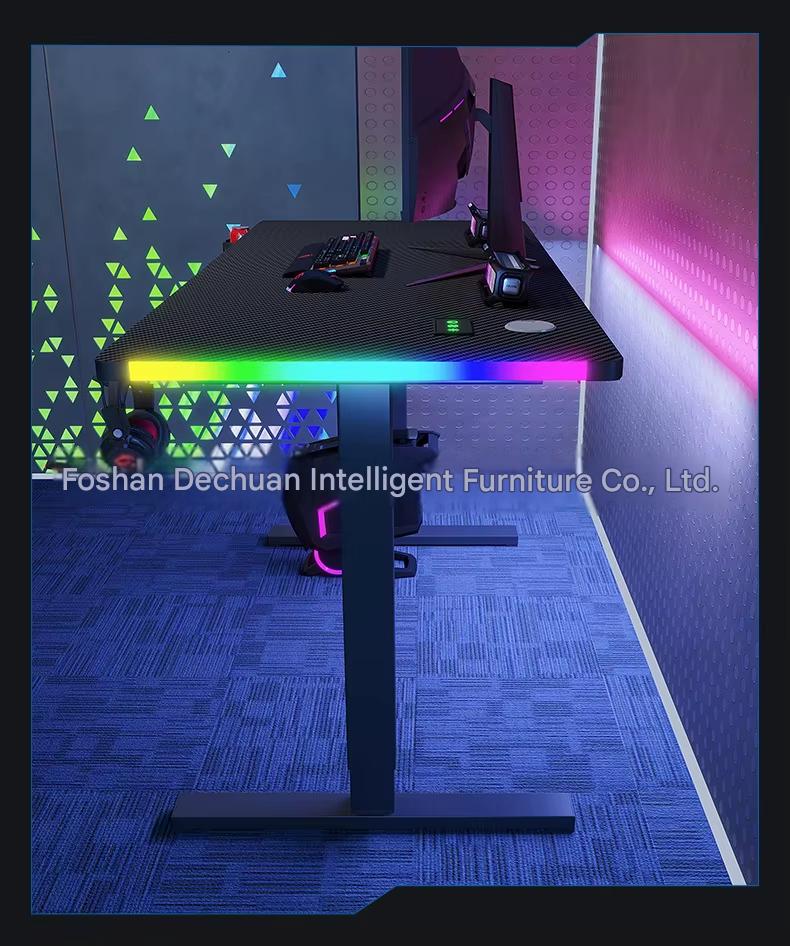 Foshan Furniture DC [Pre-Order] Smart office home e-sports and study desk/computer desk suitable for cross-border trade live streamers and gamers height-adjustable desk