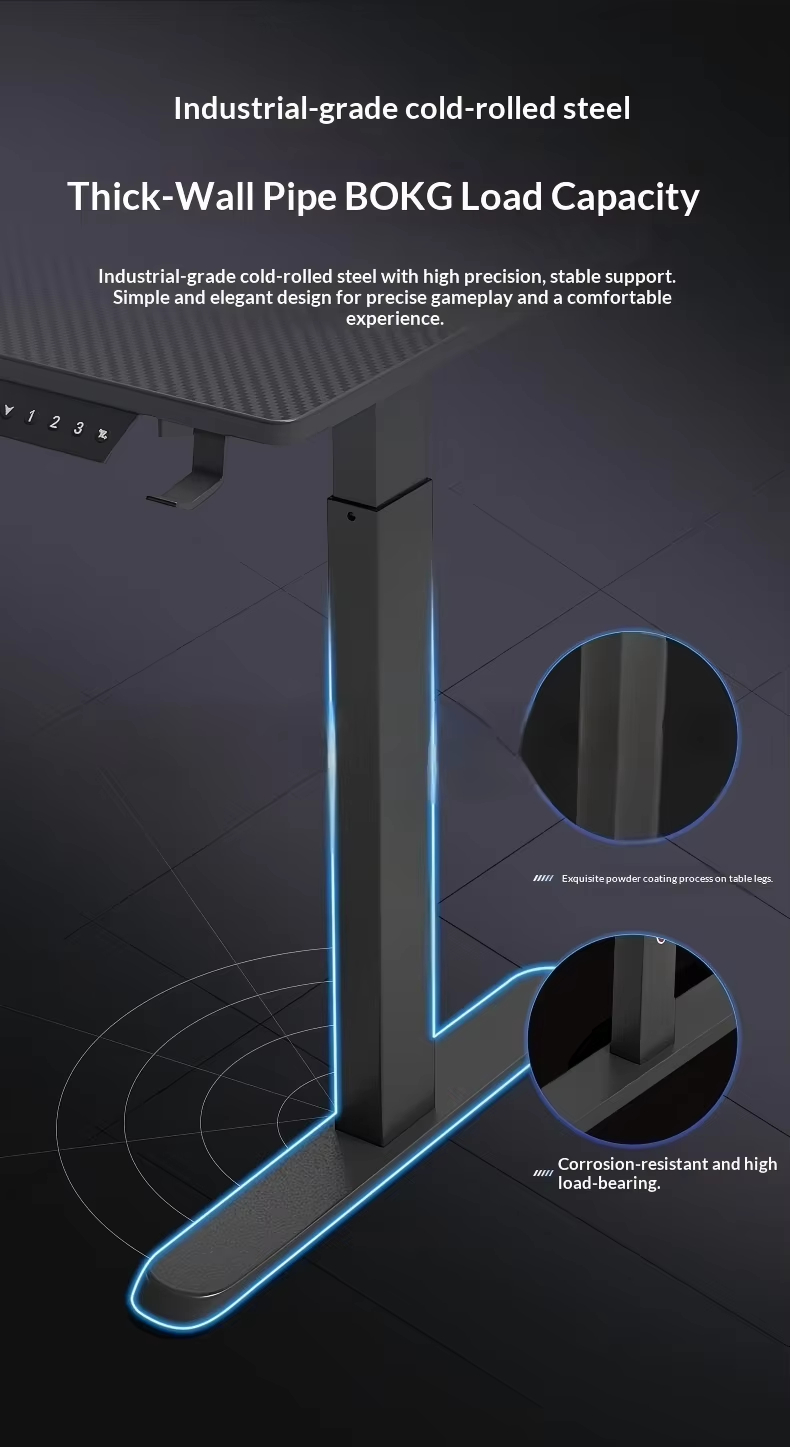 Foshan Furniture DC [Pre-Order] Smart office, home, e-sports, and study desk/computer desk; suitable for cross-border trade, live streamers, and gamers; height-adjustable desk