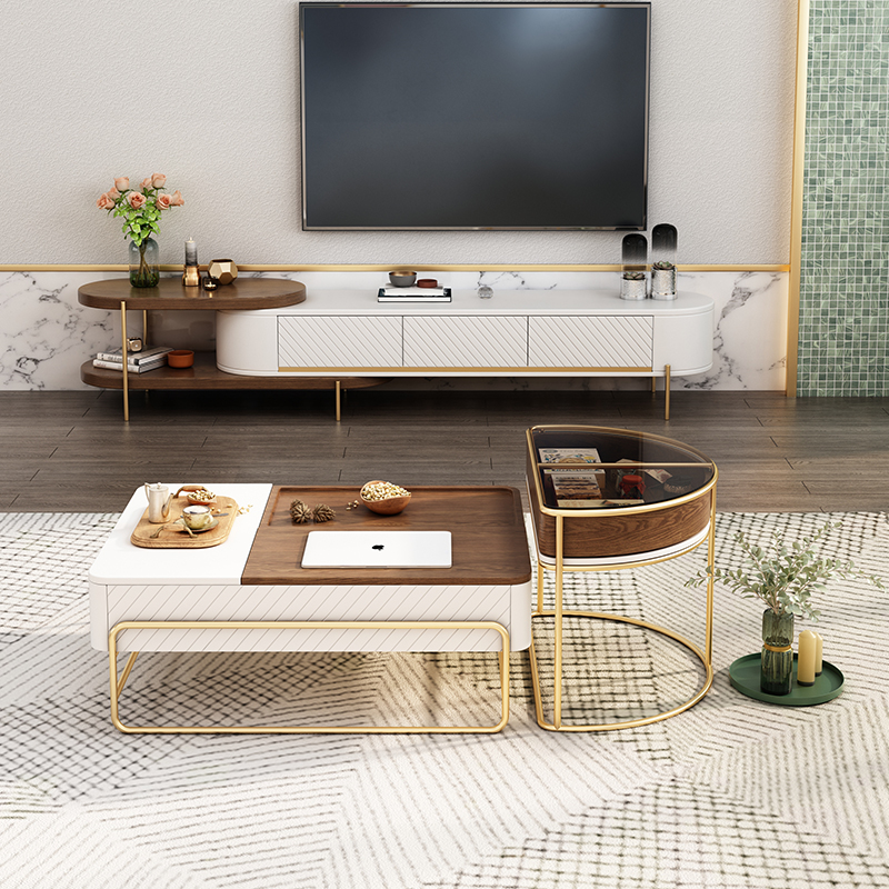 PRE-ORDER TV Unit Cabinets Extendable TV Stand With Drawer