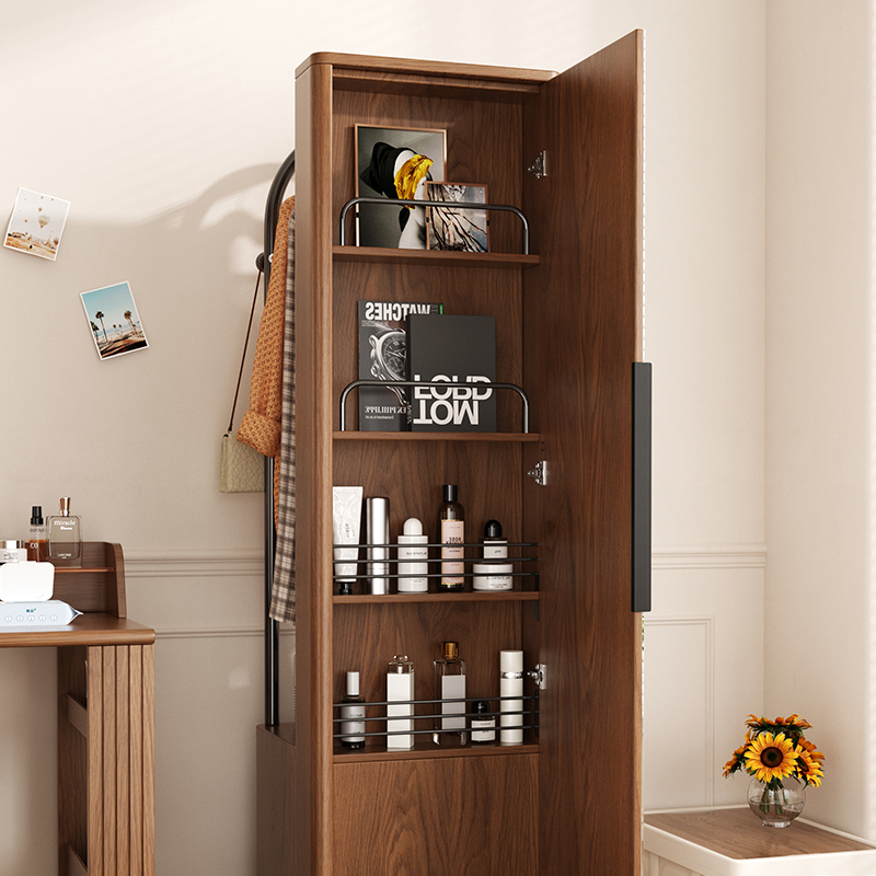 PRE-ORDER Integrated modern simple home multi-functional clothes hanger rotating dressing mirror