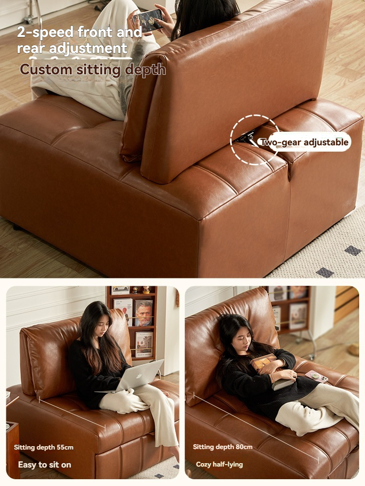 [PRE-ORDER] Mugongjiang furniture puff single folding sofa bed small apartment living room dual use 