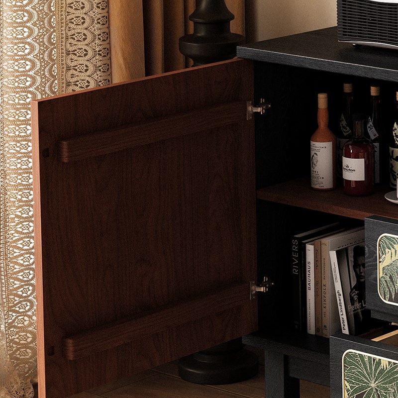 [PRE-ORDER] French retro solid wood sideboard/storage cabinet