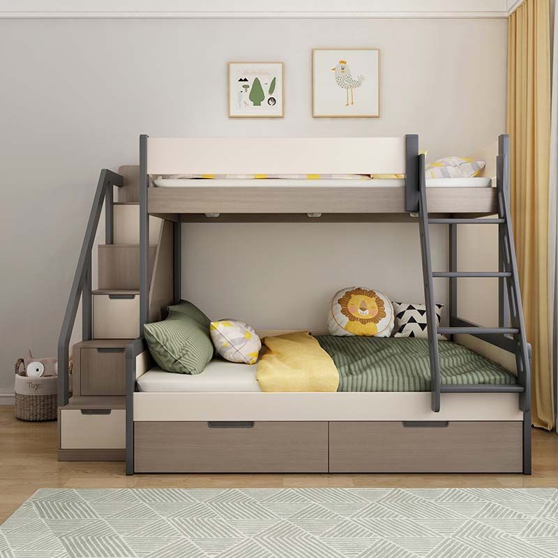 [Pre Order] Up And Down Bunk Beds Modern Minimalist Small Family Children's High And Low Bed