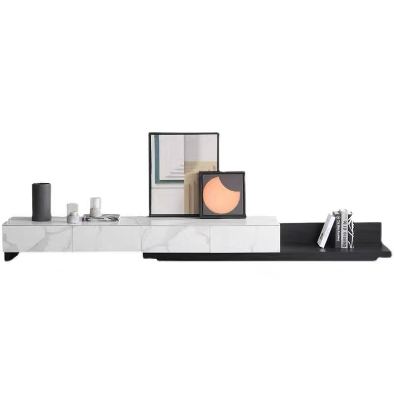 PRE ORDER / BTO PACKAGE - A - TEA TABLE - Italian minimalist rock plate round tea table living room home large and small apartment 