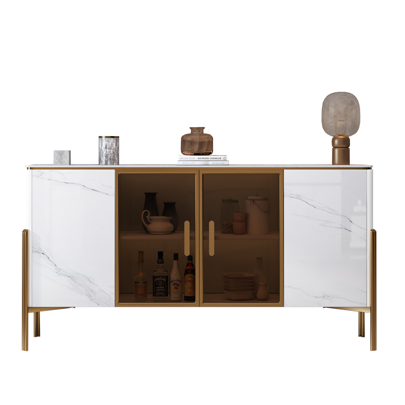 PRE-ORDER Italian light luxury entrance cabinet modern simple restaurant dining side & storage cabinet