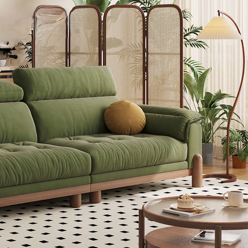 House mid-century log-style sofa 