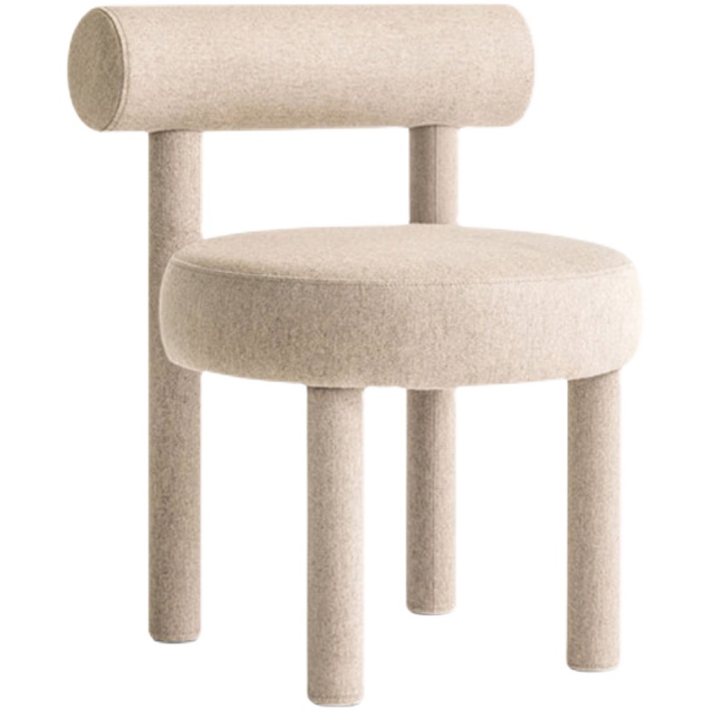 Vanity Chair with Backrest – Multi-Functional Makeup Stool, Dressing Table Chair, and Dining Seat