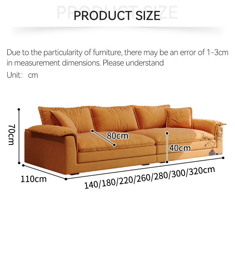 [Pre-order] Modern minimalist sofa hair furnishings living room furniture office waiting area sofa