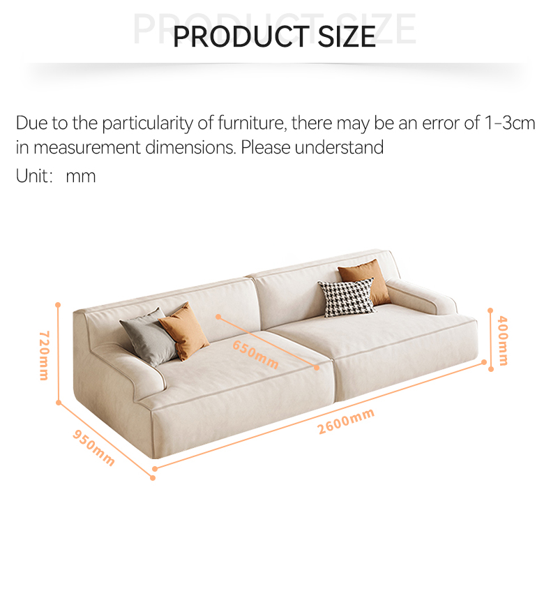 [Pre-order] Italy matte technical fabric sofa modern simple light luxury small apartment Damascus sofa-Smart-Living