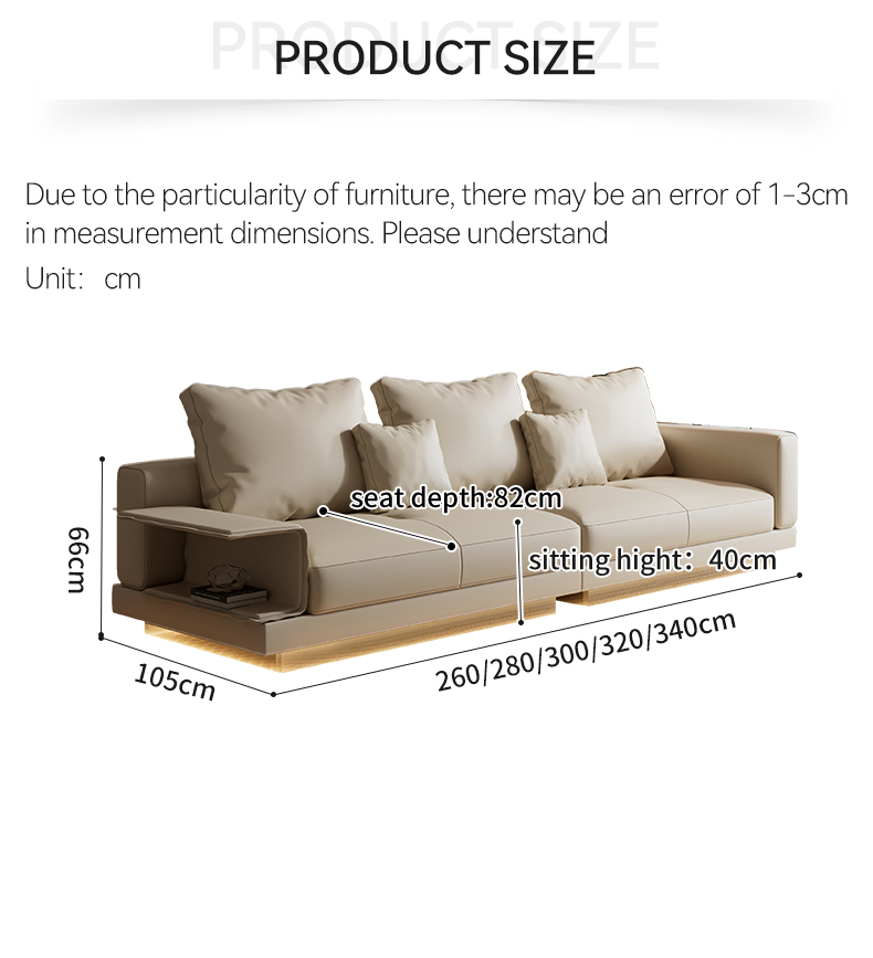 [Pre-order] Modern minimalist sofa living room sofa suspended Connelly sofa