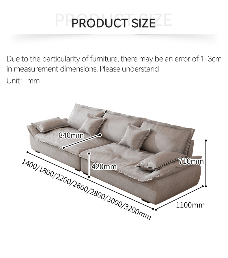 [Pre-order] New design high quality simple light luxury style home furniture sailboat fabric sofa living room-Smart-Living