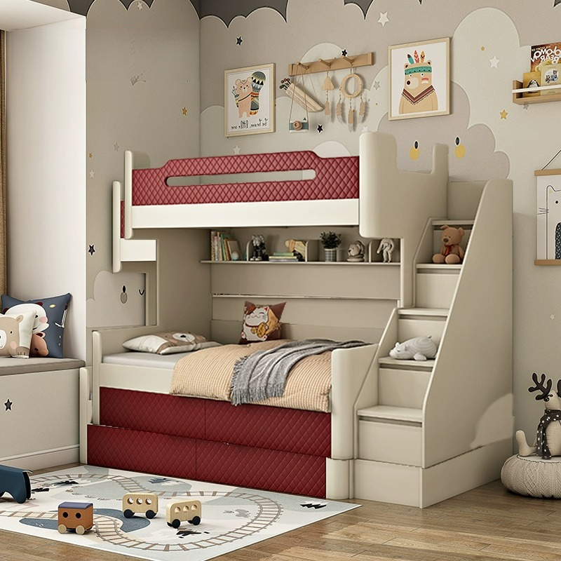 [Pre-order] Bunk beds for children Multi-functional combination beds for boys and girls Bunk beds for small unit height beds for mothers and sons-Smart-Living