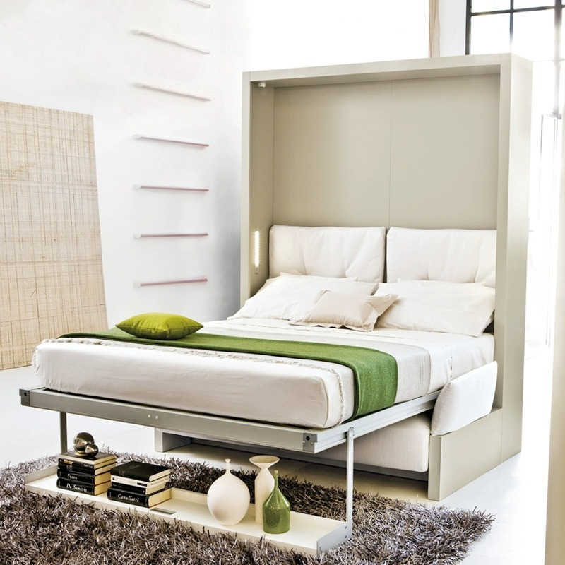 [Pre-order] Electric invisible bed wall bed multi-functional small apartment invisible bed sofa one Murphy bed folding bed hardware accessories-Smart-Living