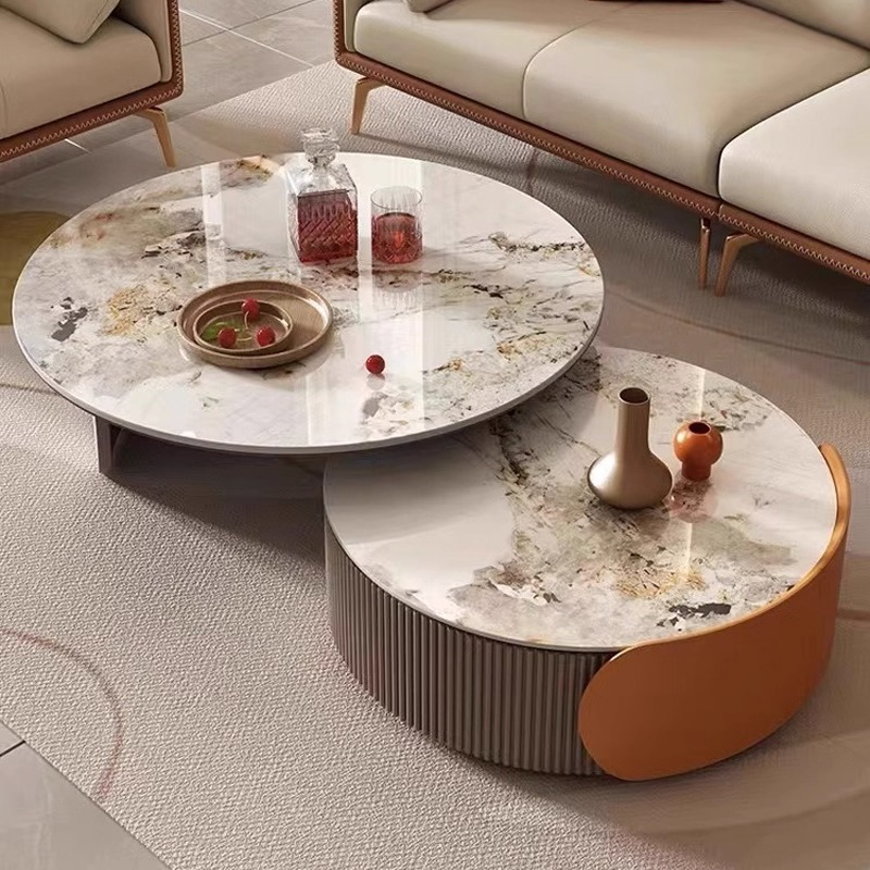 (Pre-Order/BTO Package)Italian-style slate TV cabinet, living room home use, modern minimalist design, suitable for small and large spaces, lightweight luxury TV console