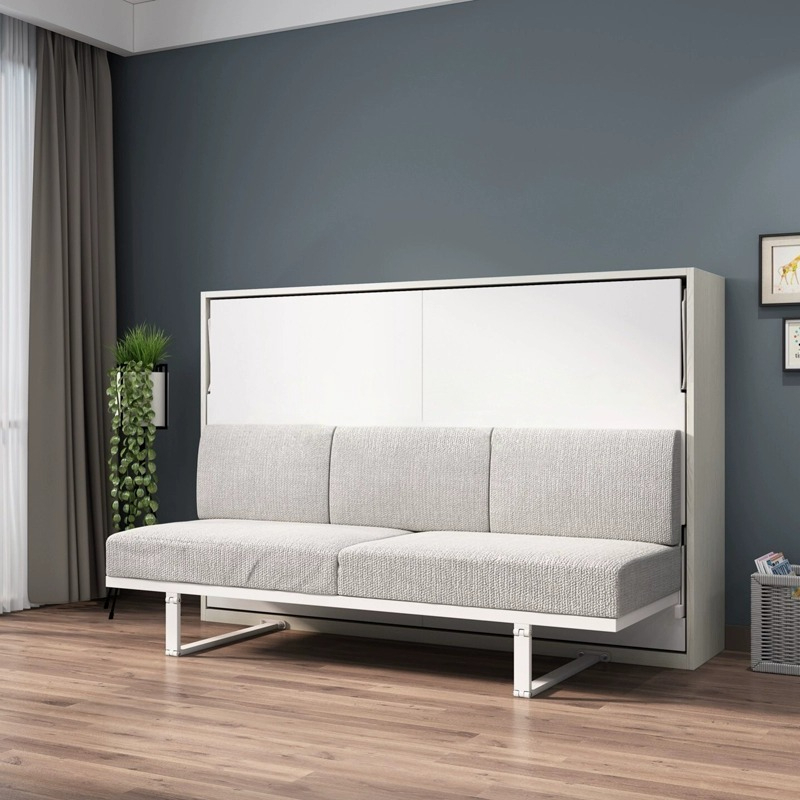 [Pre-order]  Electric rollover wall bed sofa rollaway bed Invisible bed Murphy bed Wall cabinet bed Rollover bed Hidden bed hardware accessories-Smart-Living